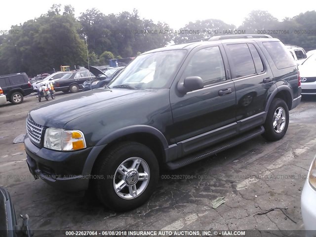 1FMZU73K73ZA57180 - 2003 FORD EXPLORER XLT/XLT SPORT/NBX GREEN photo 2