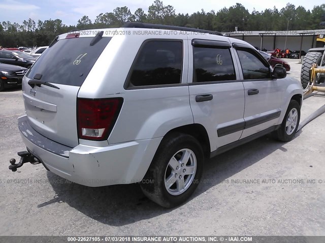 1J4GS48K66C205491 - 2006 JEEP GRAND CHEROKEE LAREDO/COLUMBIA/FREEDOM 银色 照片 4
