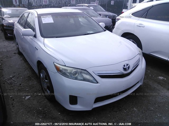 4T1BB3EK2BU128049 - 2011 TOYOTA CAMRY HYBRID WHITE photo 6