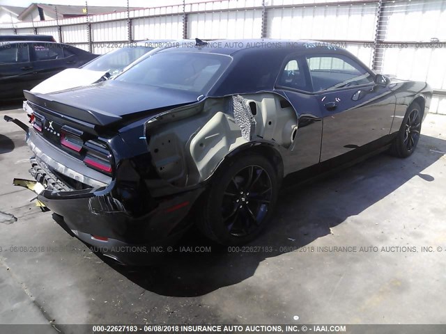 2C3CDZAG8HH650546 - 2017 DODGE CHALLENGER SXT BLACK photo 4