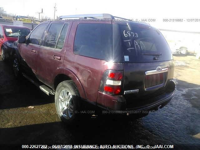 1FMEU65E36UA46873 - 2006 FORD EXPLORER LIMITED RED photo 3