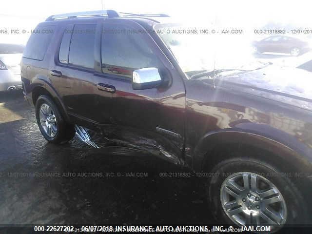 1FMEU65E36UA46873 - 2006 FORD EXPLORER LIMITED RED photo 6