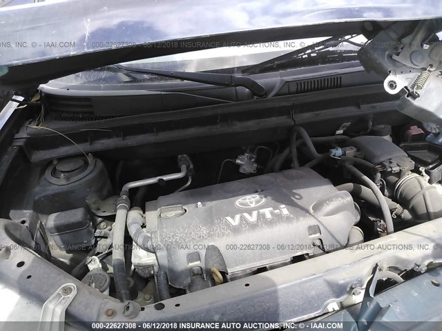 JTLKT324150199864 - 2005 TOYOTA SCION XB BLUE photo 10