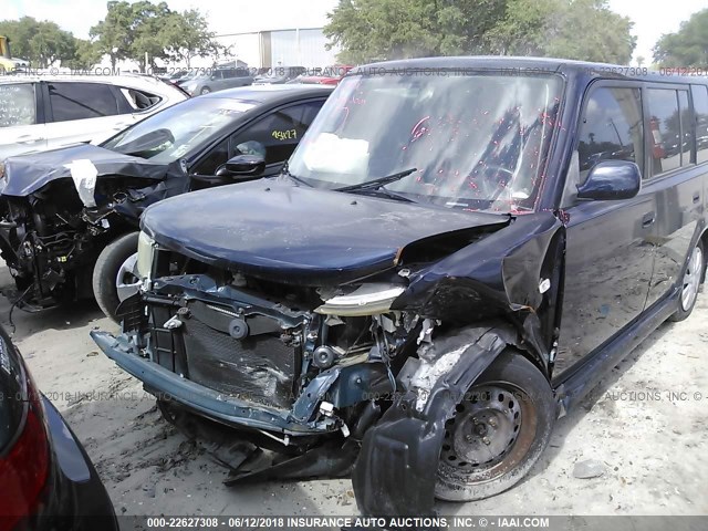 JTLKT324150199864 - 2005 TOYOTA SCION XB BLUE photo 6