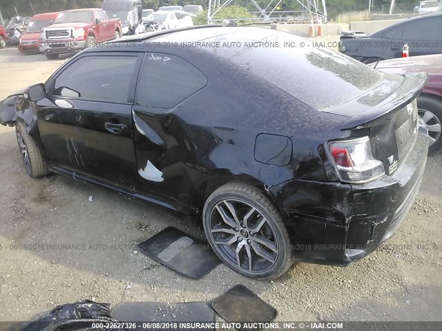 JTKJF5C71E3082246 - 2014 TOYOTA SCION TC BLACK photo 3