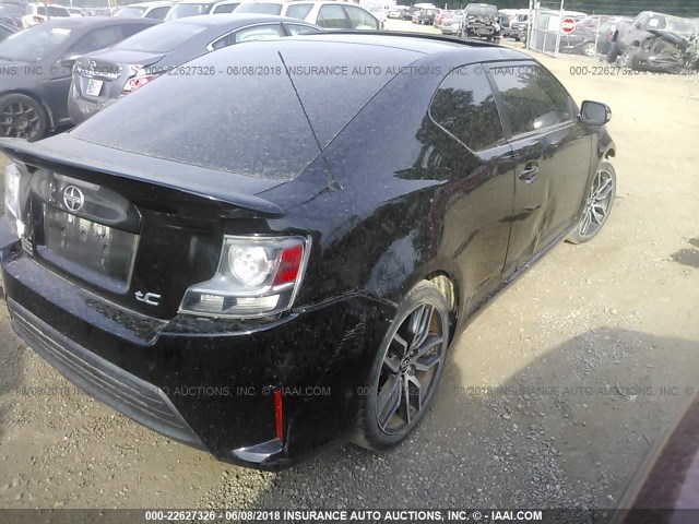 JTKJF5C71E3082246 - 2014 TOYOTA SCION TC 黑色 照片 4