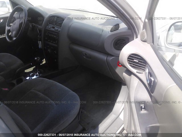 KM8SC73E74U708000 - 2004 HYUNDAI SANTA FE GLS/LX GRAY photo 5