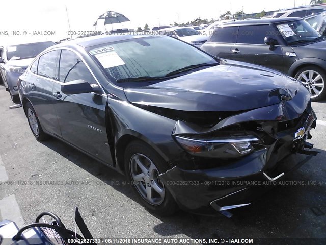 1G1ZB5ST8HF206707 - 2017 CHEVROLET MALIBU LS 灰色 照片 1