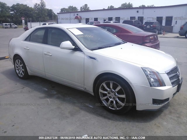 1G6DF577480131639 - 2008 CADILLAC CTS WHITE photo 1