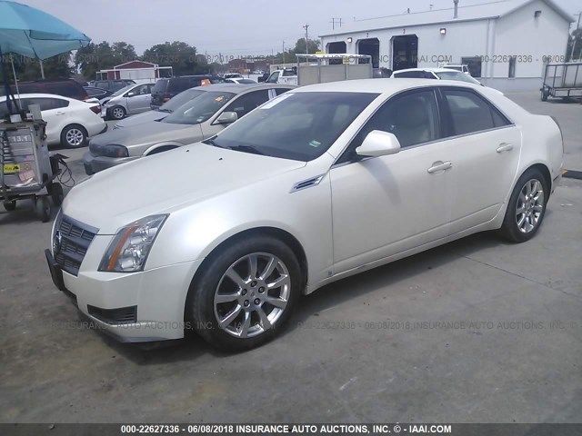 1G6DF577480131639 - 2008 CADILLAC CTS WHITE photo 2
