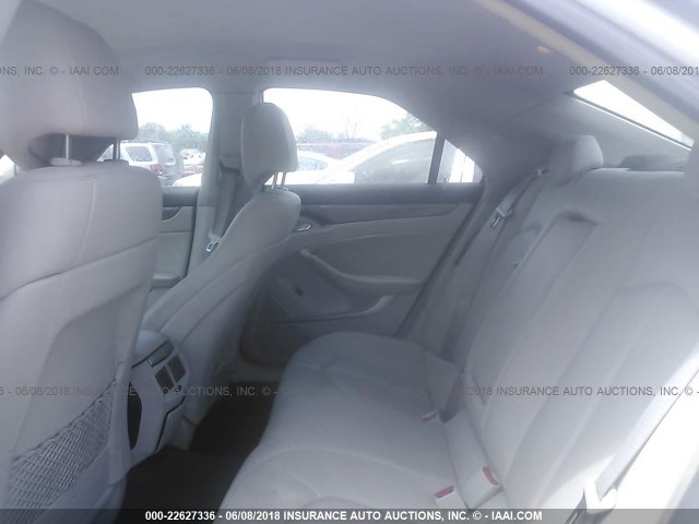 1G6DF577480131639 - 2008 CADILLAC CTS WHITE photo 8
