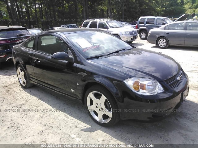 1G1AP15P477274467 - 2007 CHEVROLET COBALT SS SUPERCHARGED BLACK photo 1