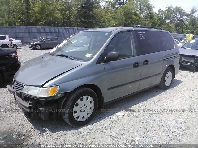 2HKRL185XYH615030 - 2000 HONDA ODYSSEY LX GRAY photo 2