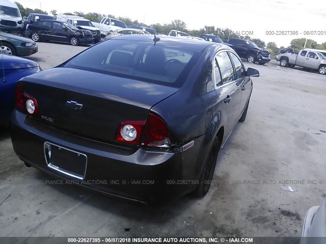 1G1ZC5EB0AF303308 - 2010 CHEVROLET MALIBU 1LT 黑色 照片 4