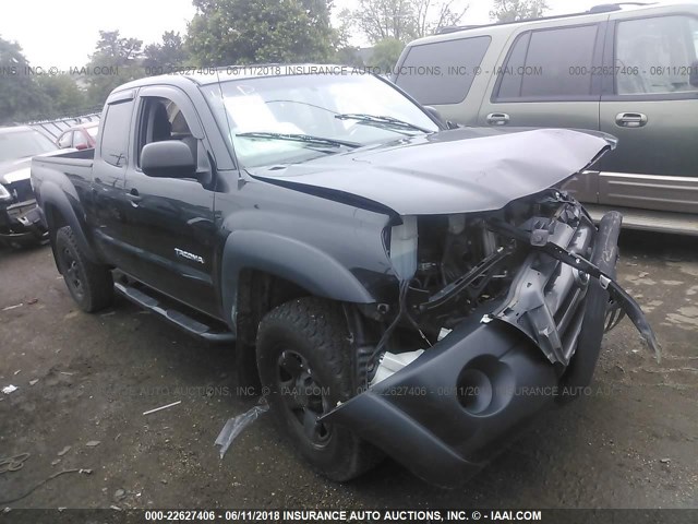 5TEUX4EN8AZ745296 - 2010 TOYOTA TACOMA ACCESS CAB Қара фото 1