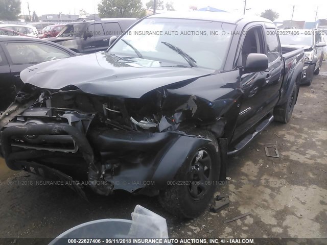 5TEUX4EN8AZ745296 - 2010 TOYOTA TACOMA ACCESS CAB Қара фото 2