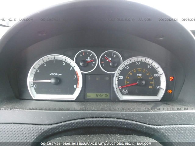 KL1TD56627B129194 - 2007 CHEVROLET AVEO LS BLACK photo 7