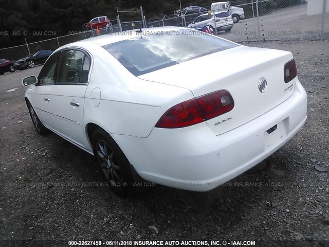 1G4HD572X7U153995 - 2007 BUICK LUCERNE CXL WHITE photo 3