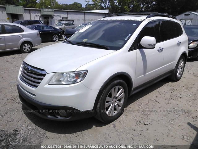 4S4WX97D884415313 - 2008 SUBARU TRIBECA LIMITED WHITE photo 2