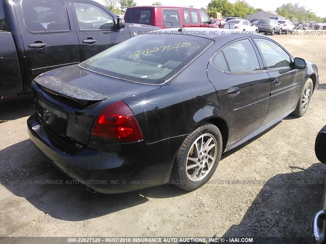 2G2WR524641120526 - 2004 PONTIAC GRAND PRIX GTP BLACK photo 4