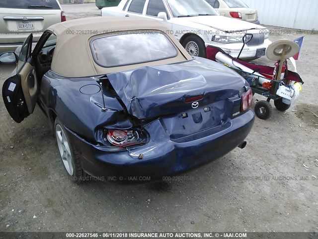 JM1NB353910206925 - 2001 MAZDA MX-5 MIATA LS BLUE photo 6