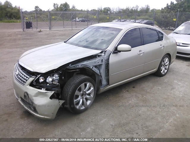 JNKAY01F26M254583 - 2006 INFINITI M35 SPORT BEIGE photo 2