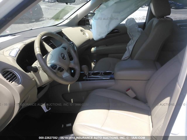5N1AR2MN9EC647817 - 2014 NISSAN PATHFINDER S/SV/SL/PLATINUM 白色 照片 5