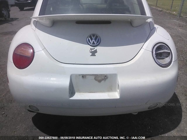 3VWBA21C3XM446691 - 1999 VOLKSWAGEN NEW BEETLE GL 白色 照片 6