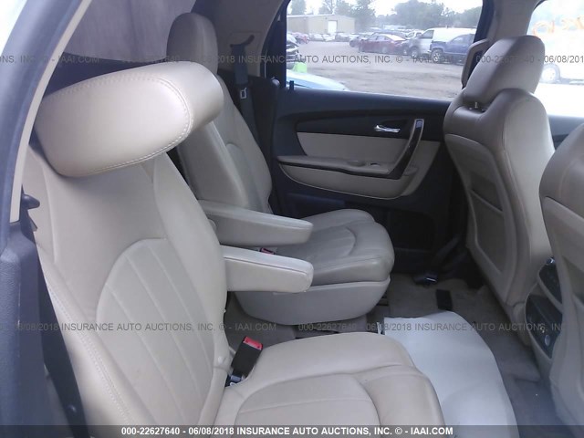 1GKKVTED0CJ264281 - 2012 GMC ACADIA DENALI WHITE photo 8