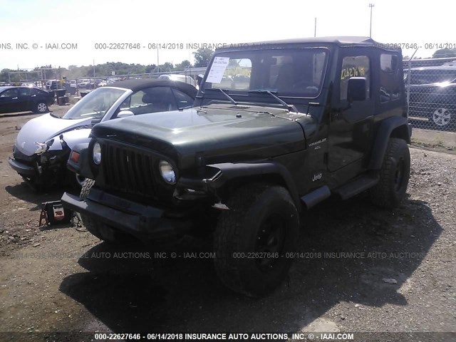 1J4FY19S5WP793965 - 1998 JEEP WRANGLER / TJ SPORT GREEN photo 6