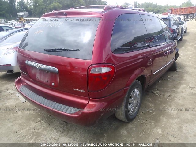 2C8GP64LX4R620026 - 2004 CHRYSLER TOWN & COUNTRY LIMITED RED photo 4