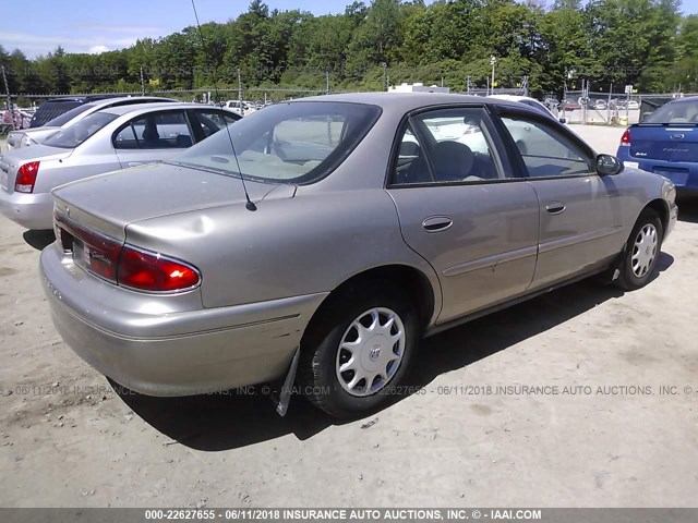 2G4WS52J931271635 - 2003 BUICK CENTURY CUSTOM GOLD photo 4