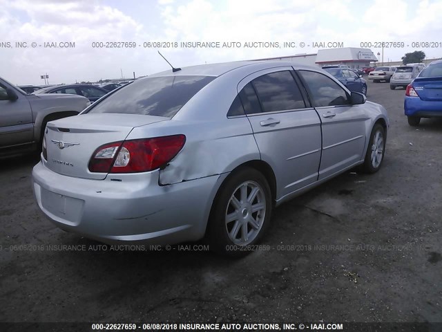 1C3LC56R97N558969 - 2007 CHRYSLER SEBRING TOURING GRAY photo 4