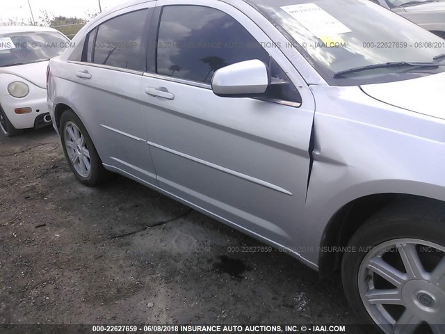 1C3LC56R97N558969 - 2007 CHRYSLER SEBRING TOURING GRAY photo 6