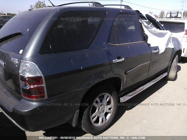 2HNYD189X4H553654 - 2004 ACURA MDX TOURING GRAY photo 4