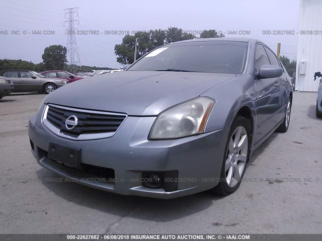 1N4BA41EX7C808491 - 2007 NISSAN MAXIMA SE/SL GRAY photo 2