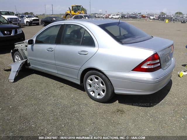 WDBRF54H86A877436 - 2006 MERCEDES-BENZ C GENERATION 2006 280 SILVER photo 3