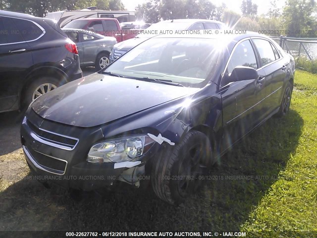 1G1ZG57B09F134145 - 2009 CHEVROLET MALIBU LS Mavi foto 2