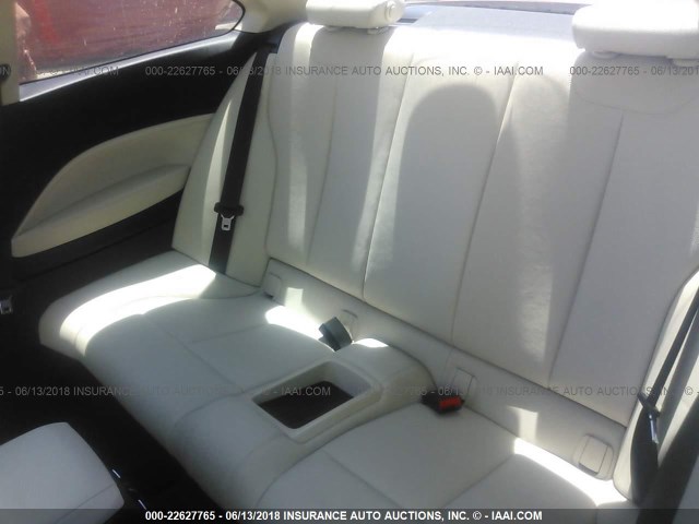 WBA1F5C5XFV257053 - 2015 BMW 228 I RED photo 8