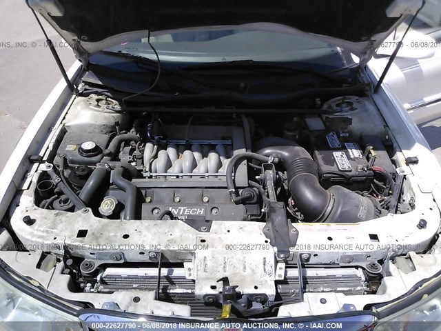 1LNHM97V2YY844210 - 2000 LINCOLN CONTINENTAL  Kremowy zdjęcie 10
