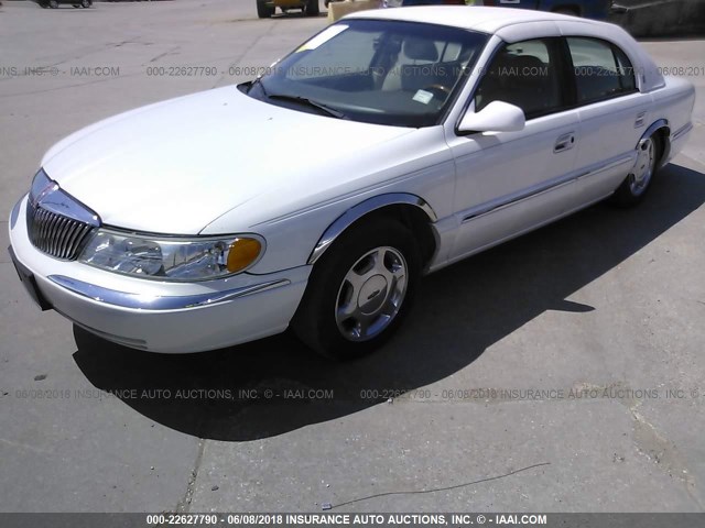 1LNHM97V2YY844210 - 2000 LINCOLN CONTINENTAL  CREAM photo 2