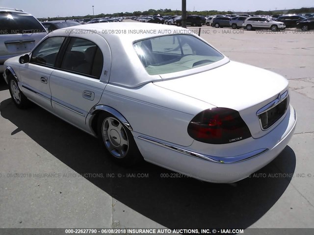 1LNHM97V2YY844210 - 2000 LINCOLN CONTINENTAL  Kremowy zdjęcie 3