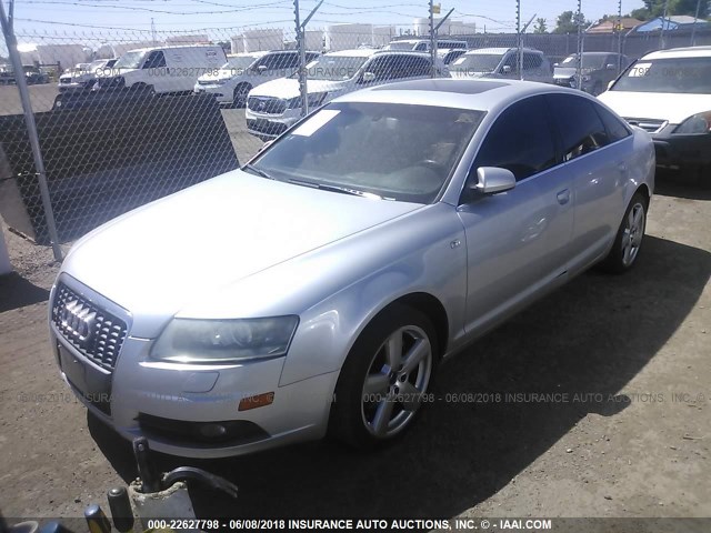 WAUDH74F98N076071 - 2008 AUDI A6 3.2 QUATTRO SILVER photo 2