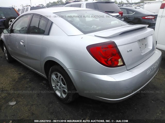 1G8AM12F03Z197097 - 2003 SATURN ION LEVEL 2 GRAY photo 3