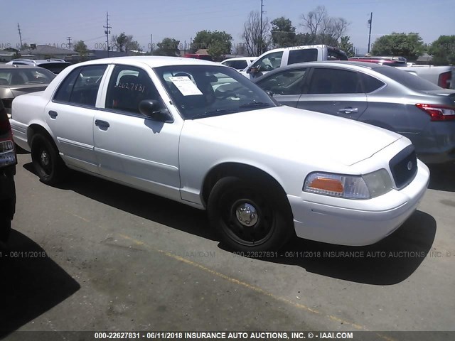 2FABP7BV0AX100596 - 2010 FORD CROWN VICTORIA POLICE INTERCEPTOR WHITE photo 1