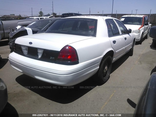 2FABP7BV0AX100596 - 2010 FORD CROWN VICTORIA POLICE INTERCEPTOR WHITE photo 4