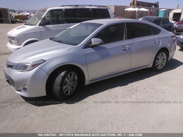 4T1BK1EBXDU059201 - 2013 TOYOTA AVALON PREMIUM/TOURING/LIMITED SILVER photo 2