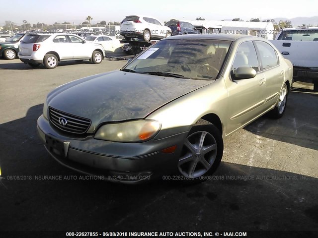 JNKDA31AX2T029075 - 2002 INFINITI I35 GREEN photo 2