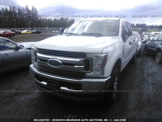 1FT7W2BT3JEB90543 - 2018 FORD F250 SUPER DUTY WHITE photo 2