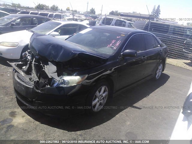 4T1BK46K87U023009 - 2007 TOYOTA CAMRY NEW GENERAT LE/XLE/SE BLACK photo 2